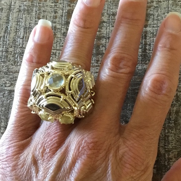 Kendra Scott Gold Poppy Cocktail Ring